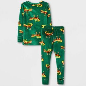 CAT & JACK - Pjamas Kids boys Dinosaur Super Soft cuddle Pajama Set - NWT